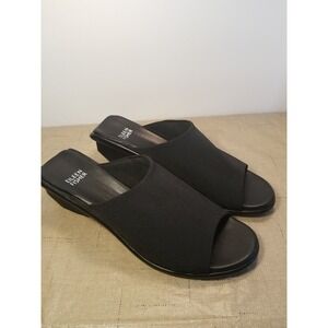 Elegant Black Slide Sandals